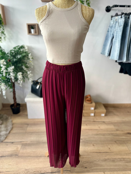 Pantalon Alma Bordeaux